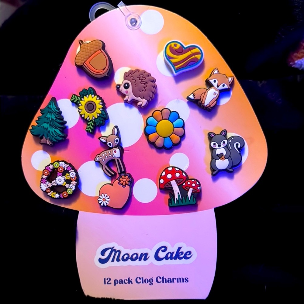 Moon Cake Clog Charms Set